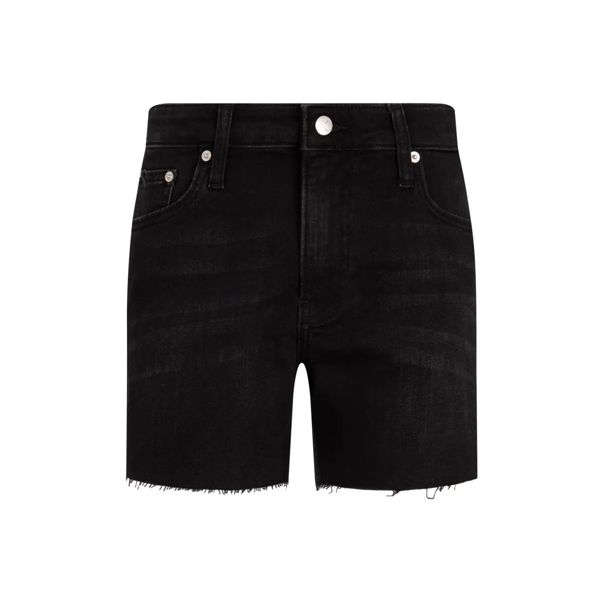 CALVIN KLEIN Denim Shorts Women's Denim Black