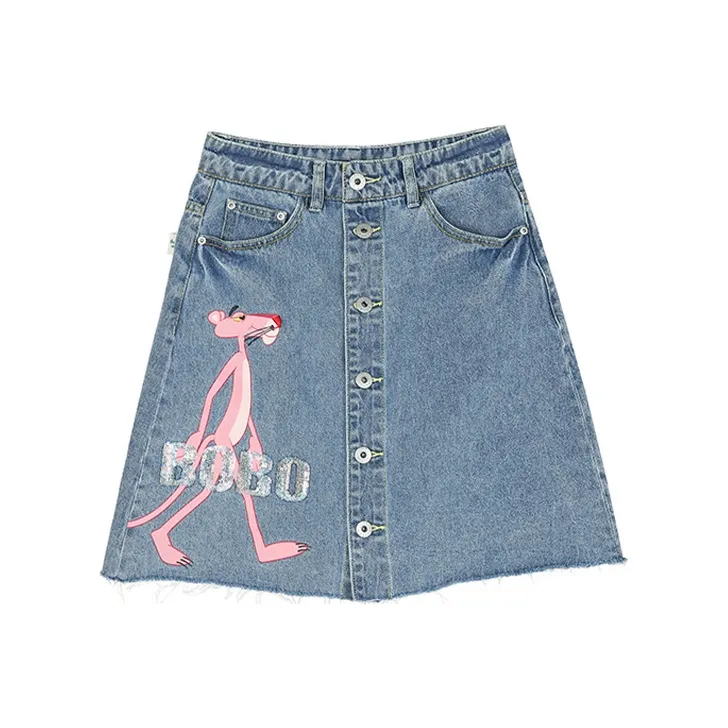 Юбка LALABOBO x PINK PANTHER Светло-синяя