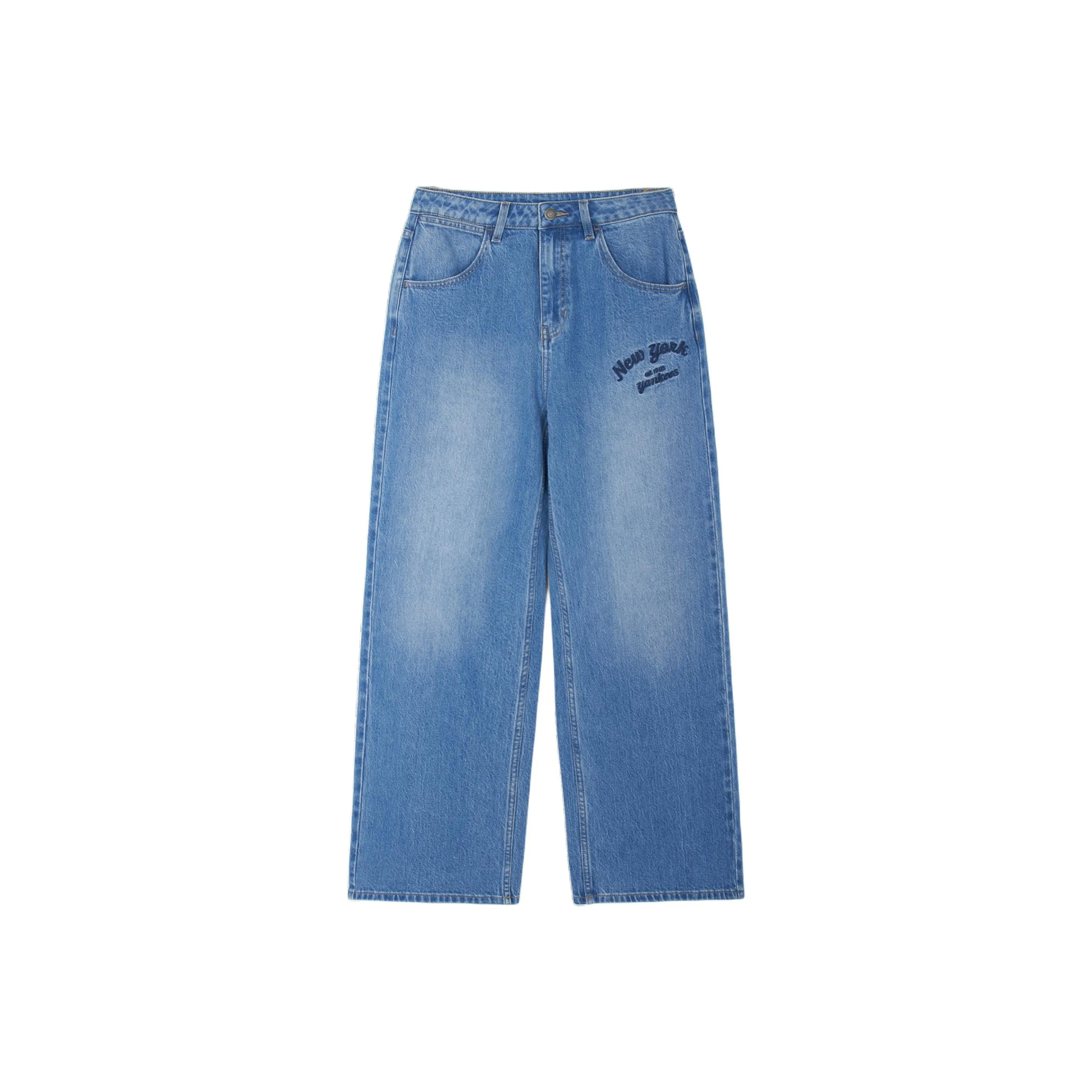 Mlb Base Logo New York Yankees Jeans Women's Blue
