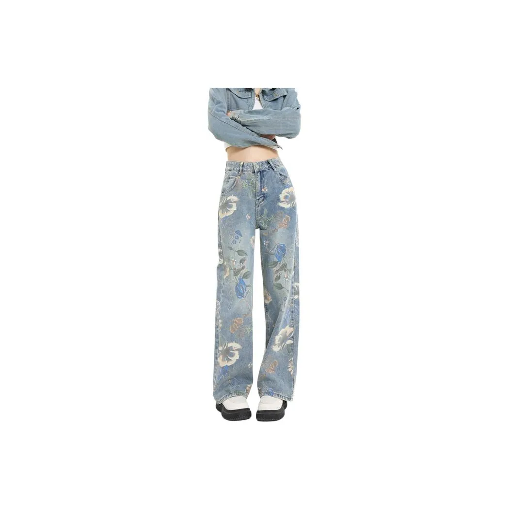 HELEH Синие Женские Джинсы