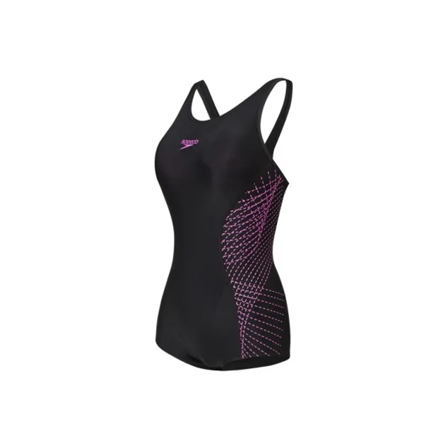 Speedo One Piece Swimsuits Women's Black/Neon Purple