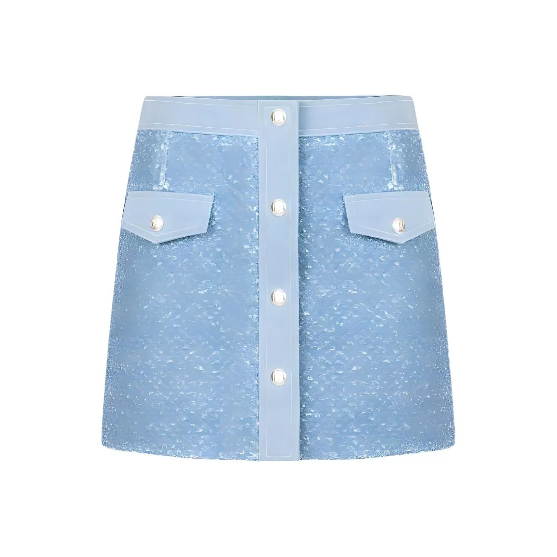 KARL LAGERFELD Повседневные короткие юбки Женские Синие