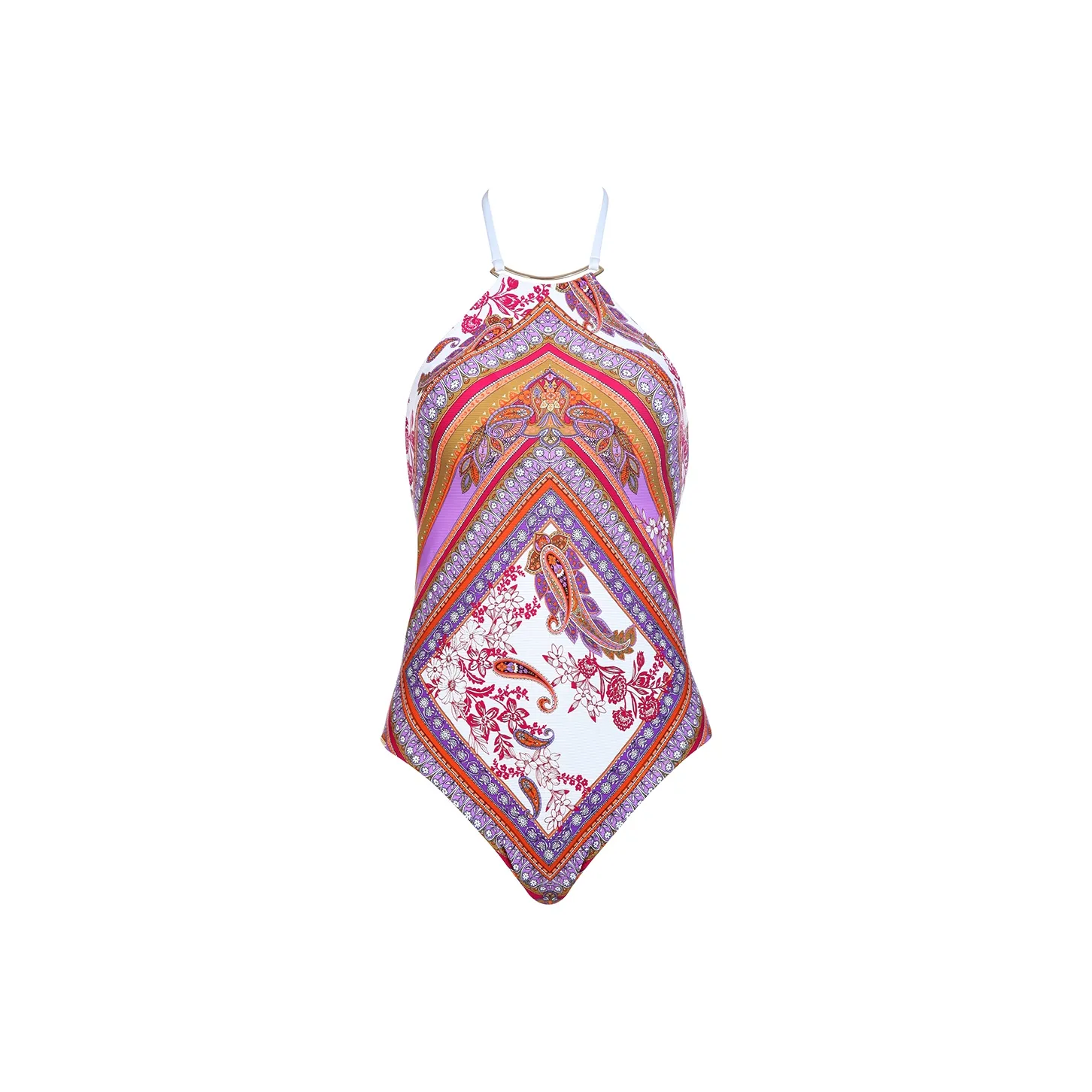 Selmark Women's One-piece Swimsuit Pink