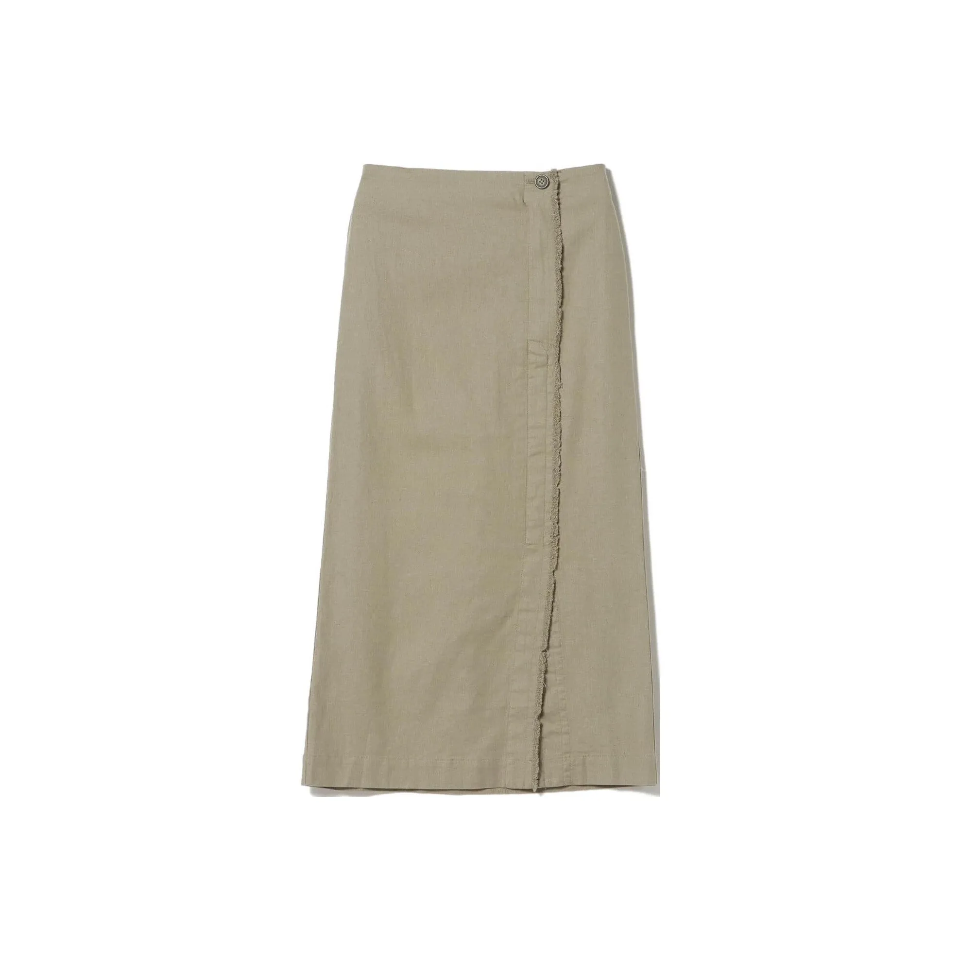 Beams Casual Long Skirts Women's Olive Green