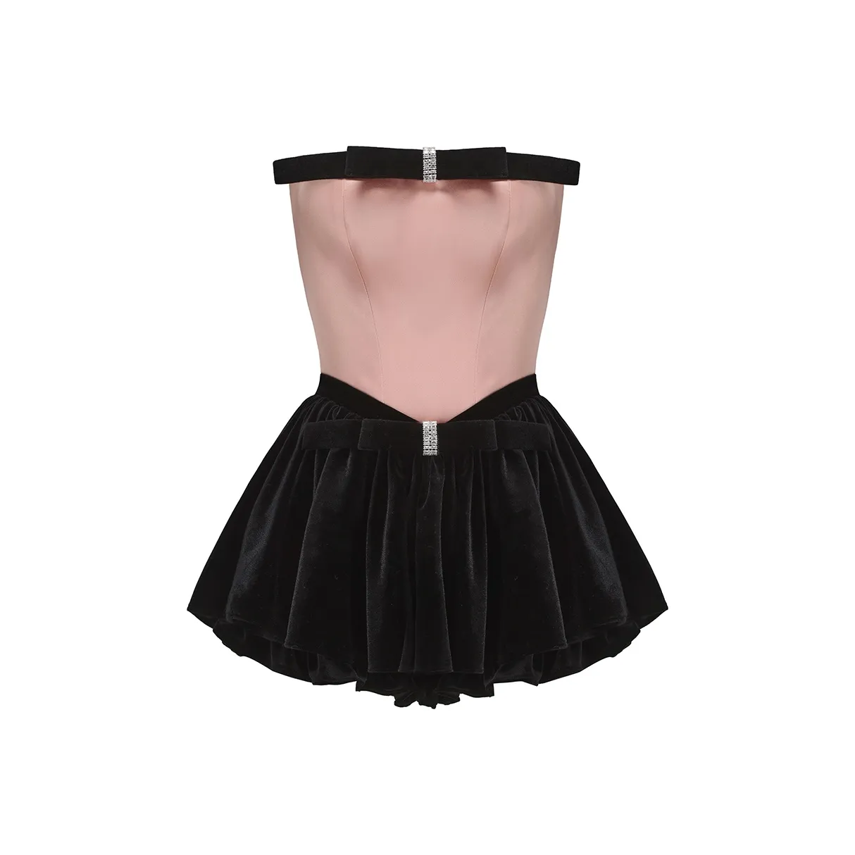 NANA JACQUELINE Без рукавов Платье Женское Розовый Черный