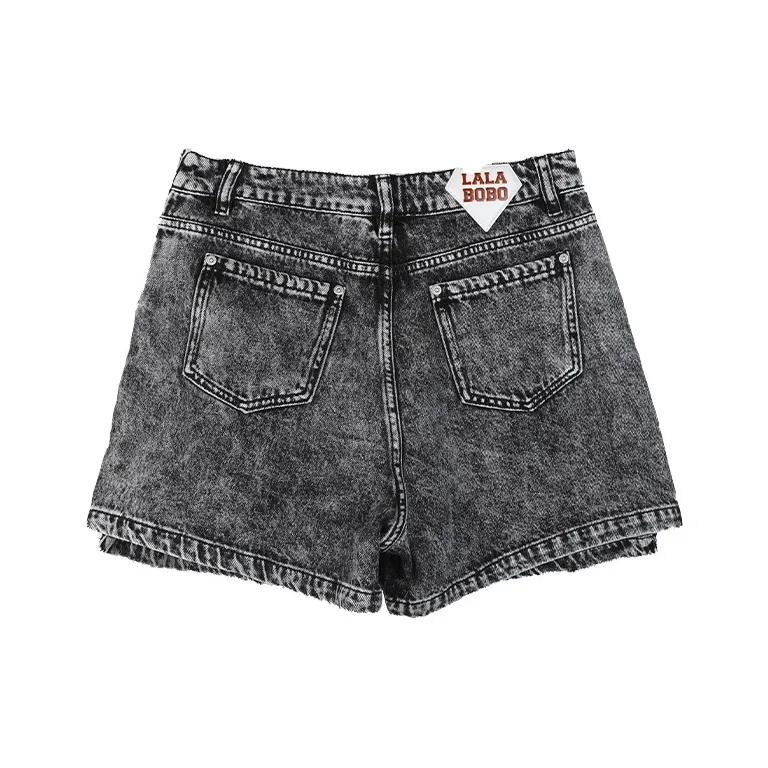 LALABOBO Denim Shorts Women's Black