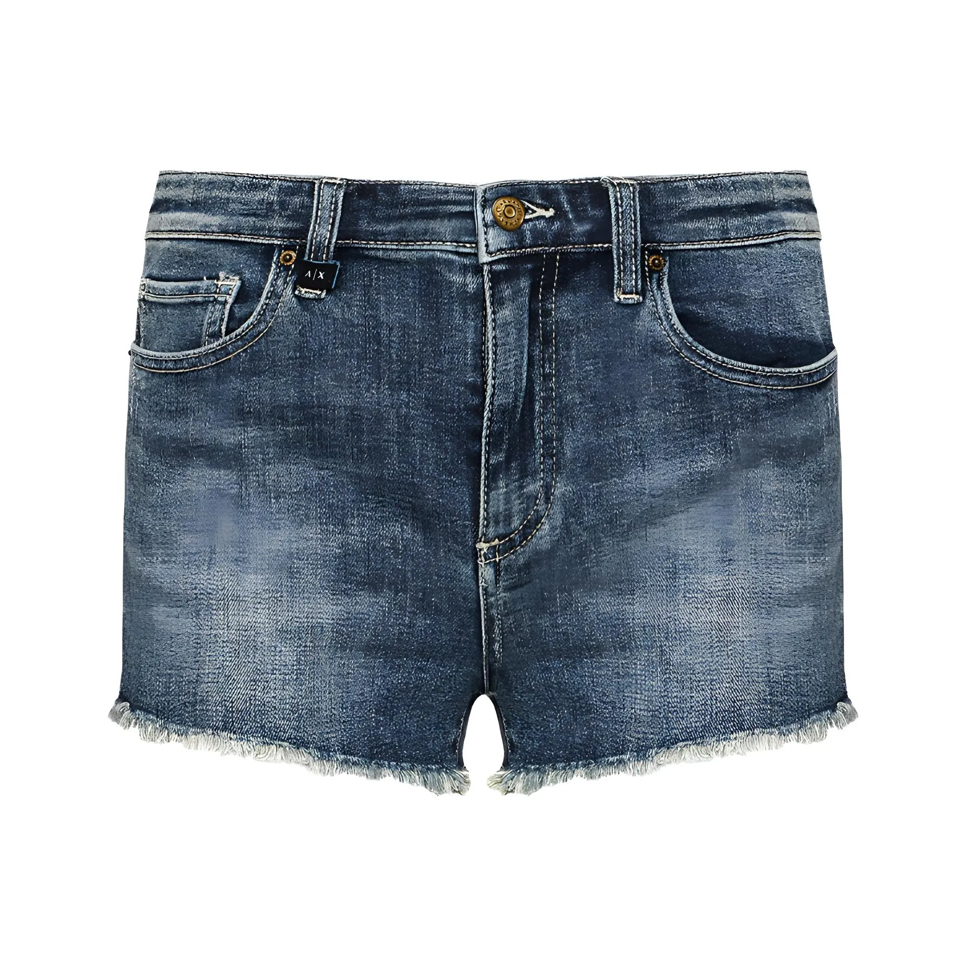 ARMANI EXCHANGE Denim Shorts Women's Blue Gray