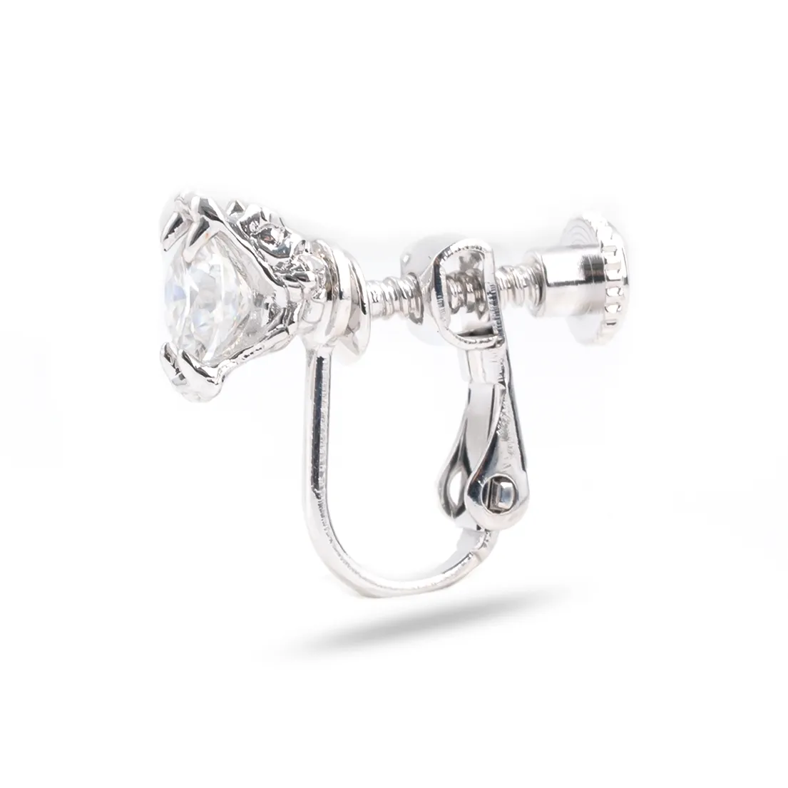 WIC Moissanite Clip On Earrings Unisex