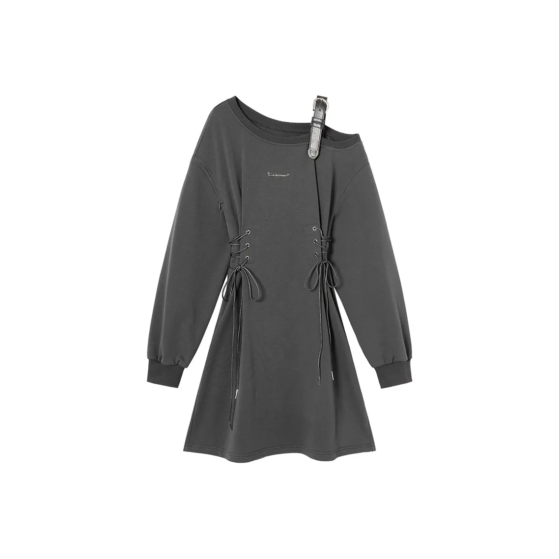 EPTISON WOMAN Long-Sleeved Dresses Women's Dark Gray