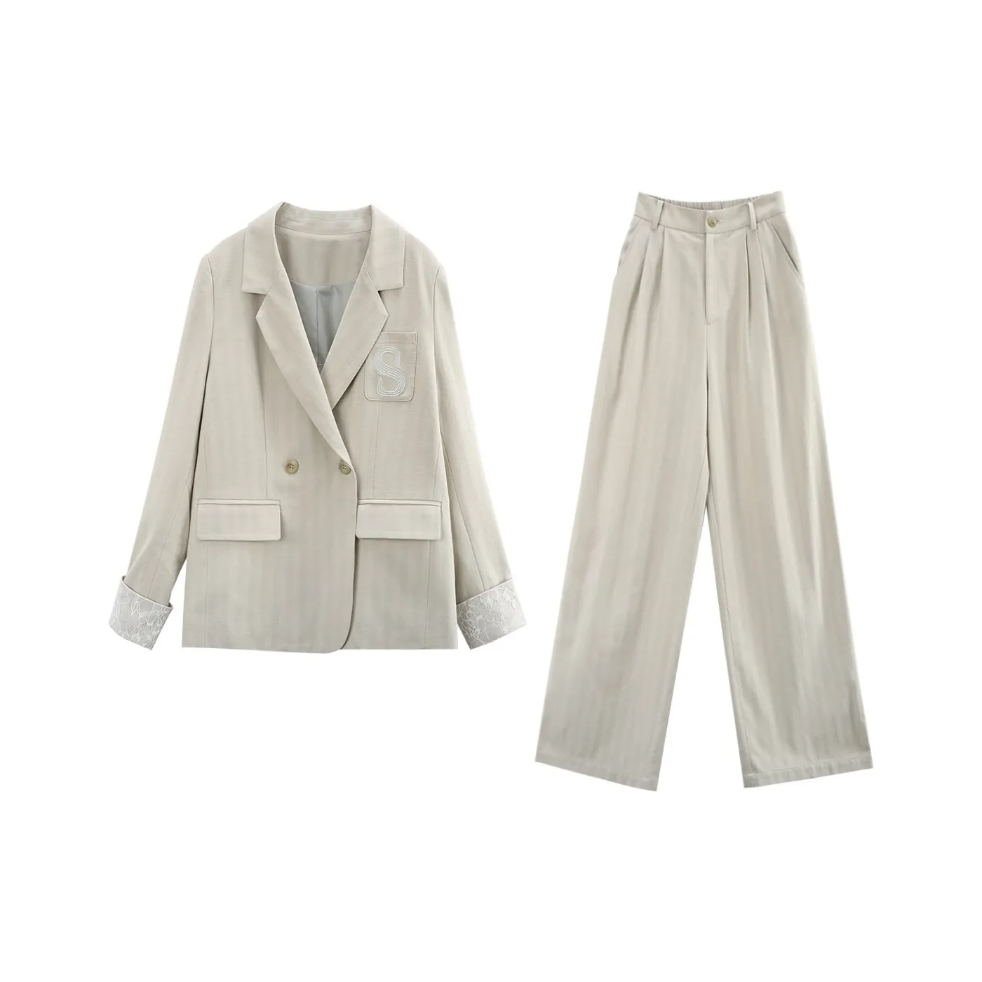 A paradise for awakening Повседневный костюм женский горохово-зеленый