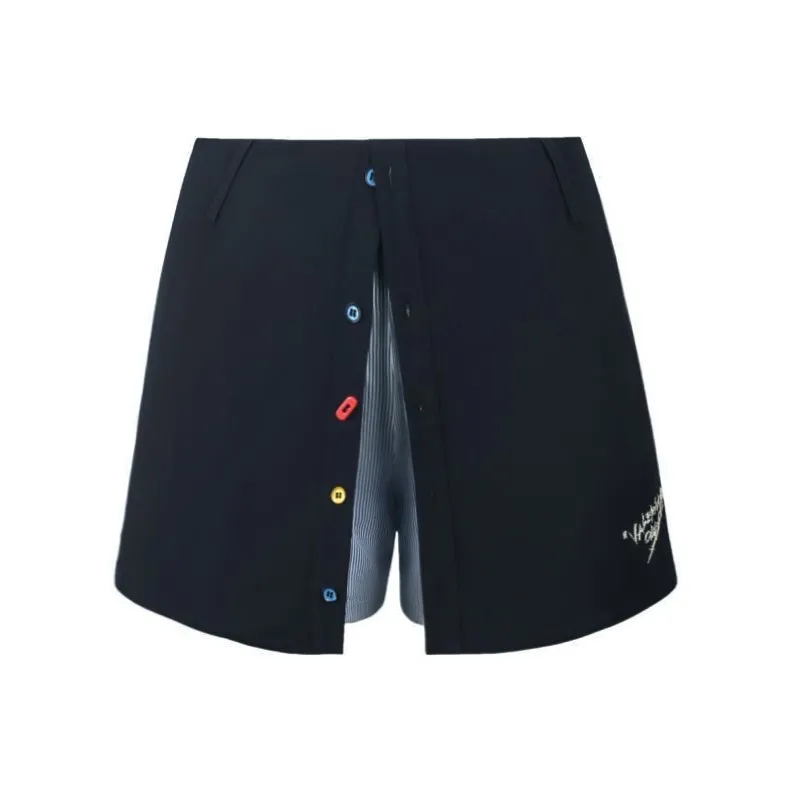 Valeria Obbaco Повседневные шорты Женские Темно-синий