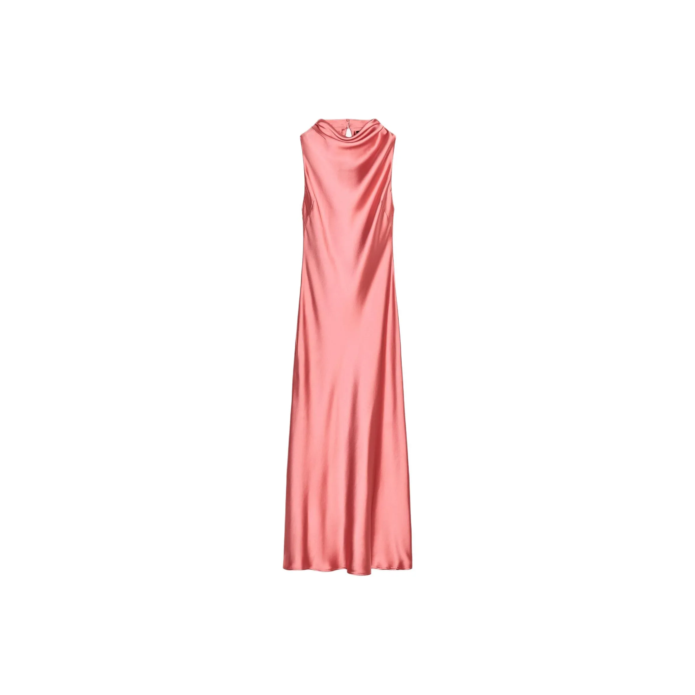 ZARA Sleeveless Dress Women's Peach