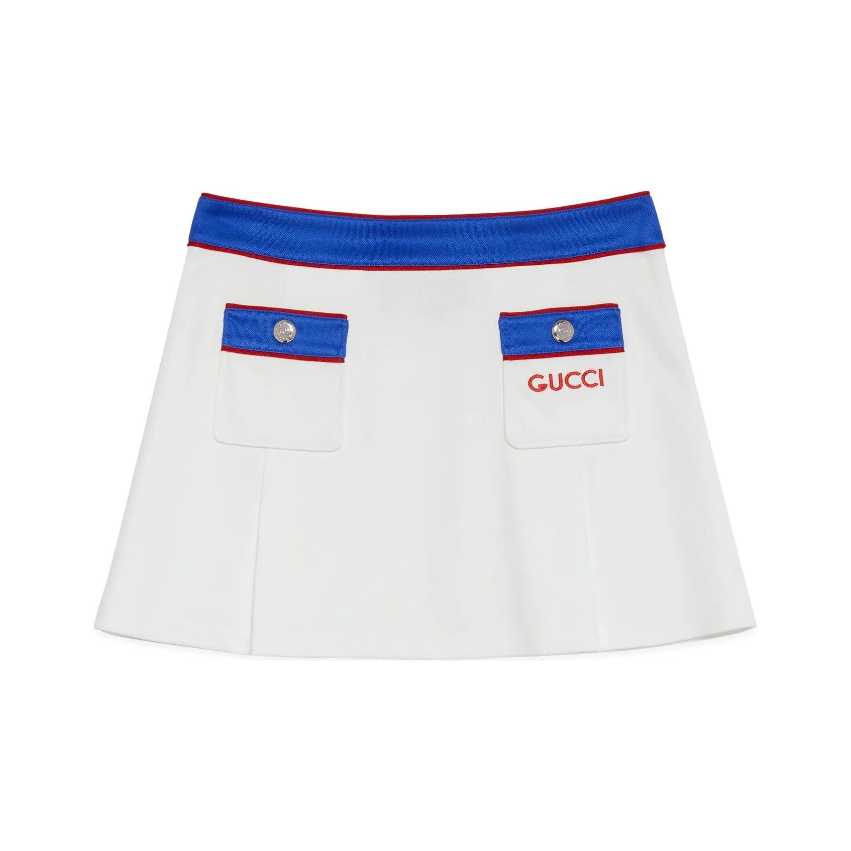 GUCCI Chinese New Year SS24 Повседневные короткие юбки Женские Экрю