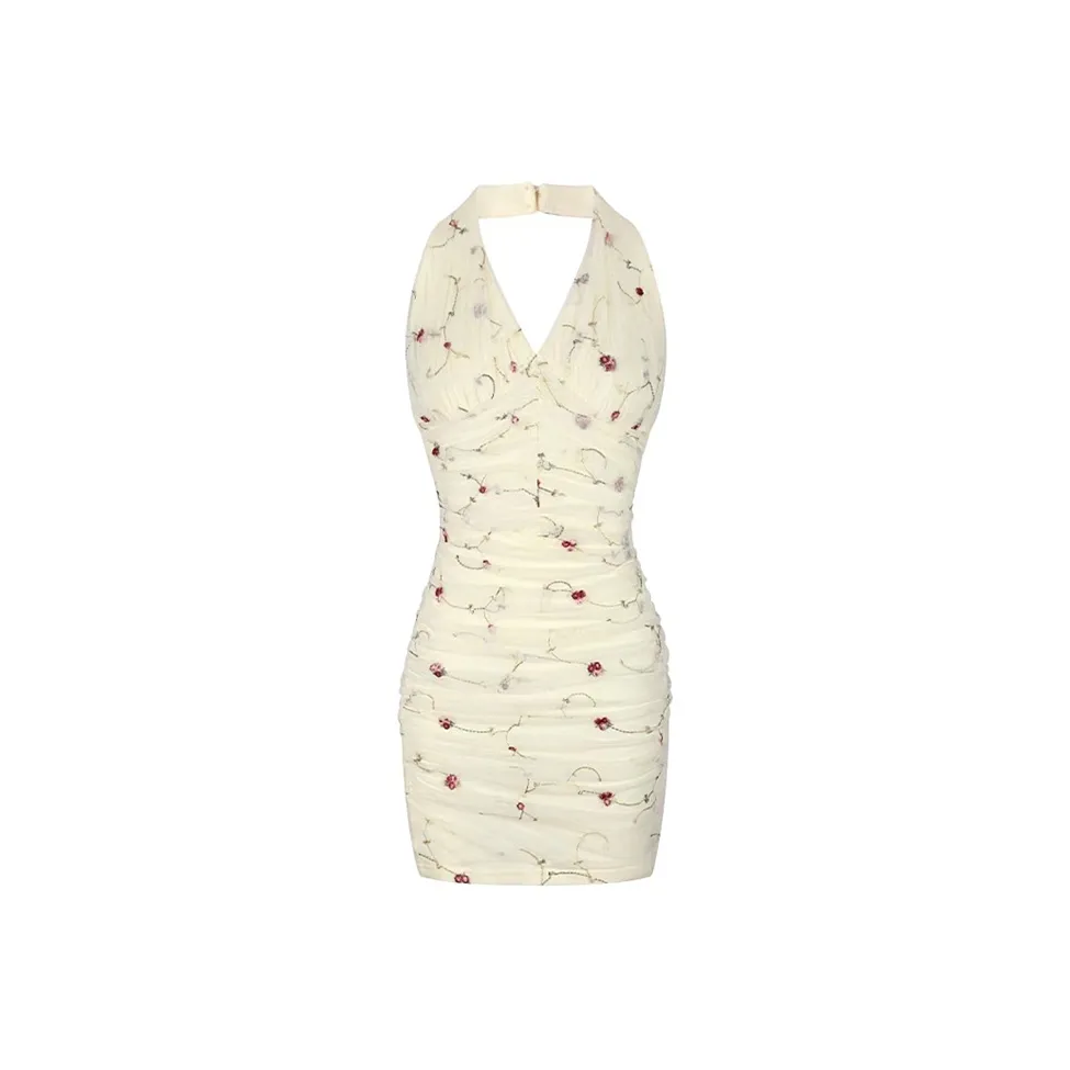 PAIN OR PLEASURE Sleeveless Dress Women's Apricot