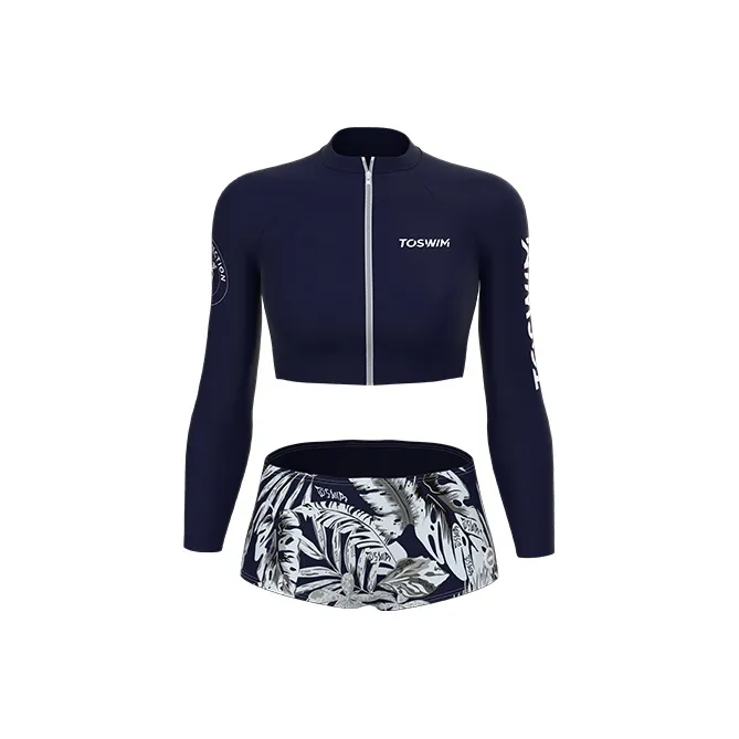 TOSWIM Split Купальник Женский Темно-синий Rainforest