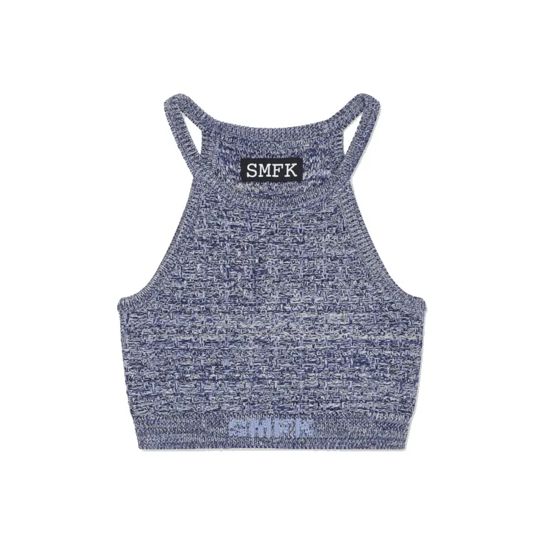 SMFK Синий Газон Женские Спортивные майки без рукавов