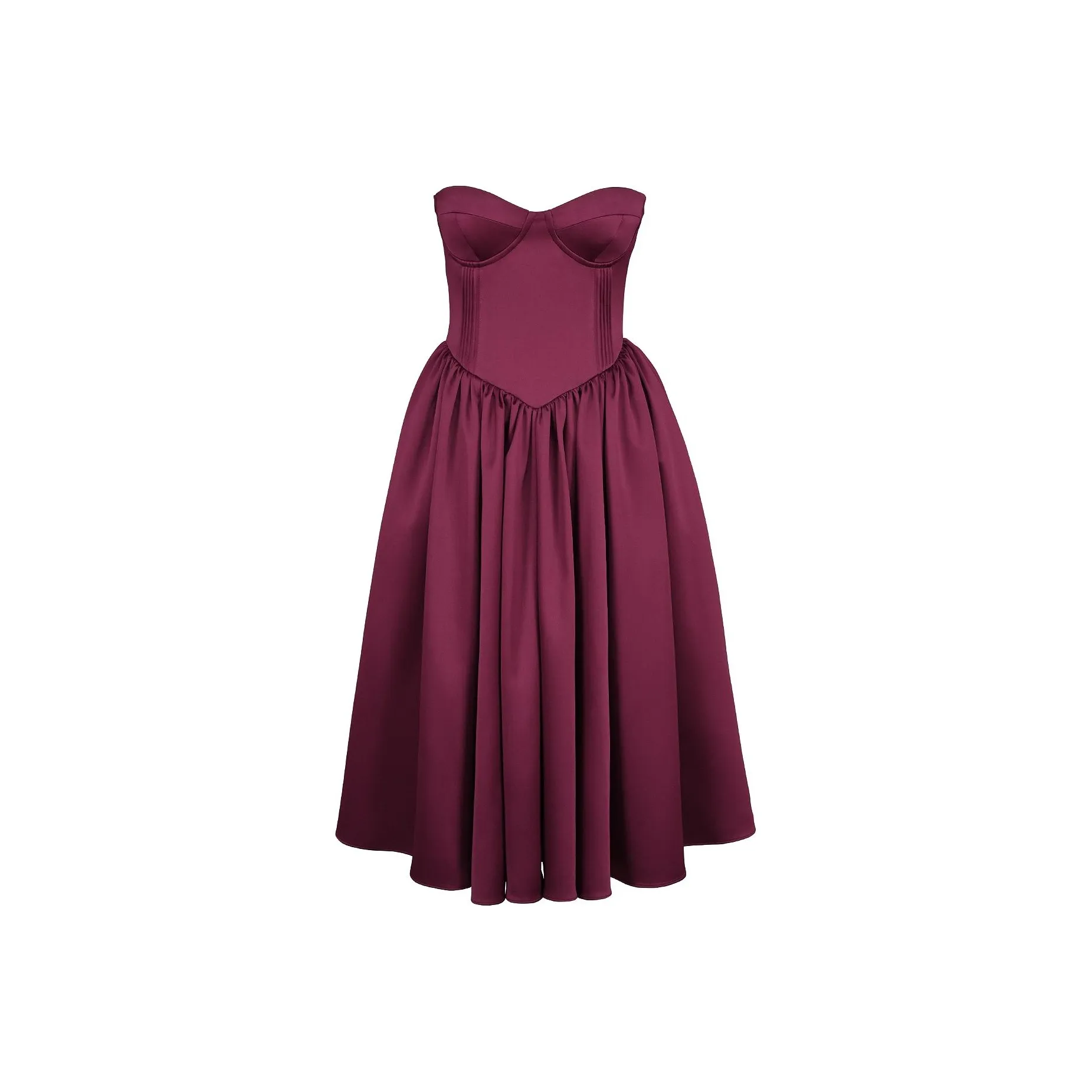 HOUSE OF CB COCO Без рукавов Платье Женское Бургунди Бургунди