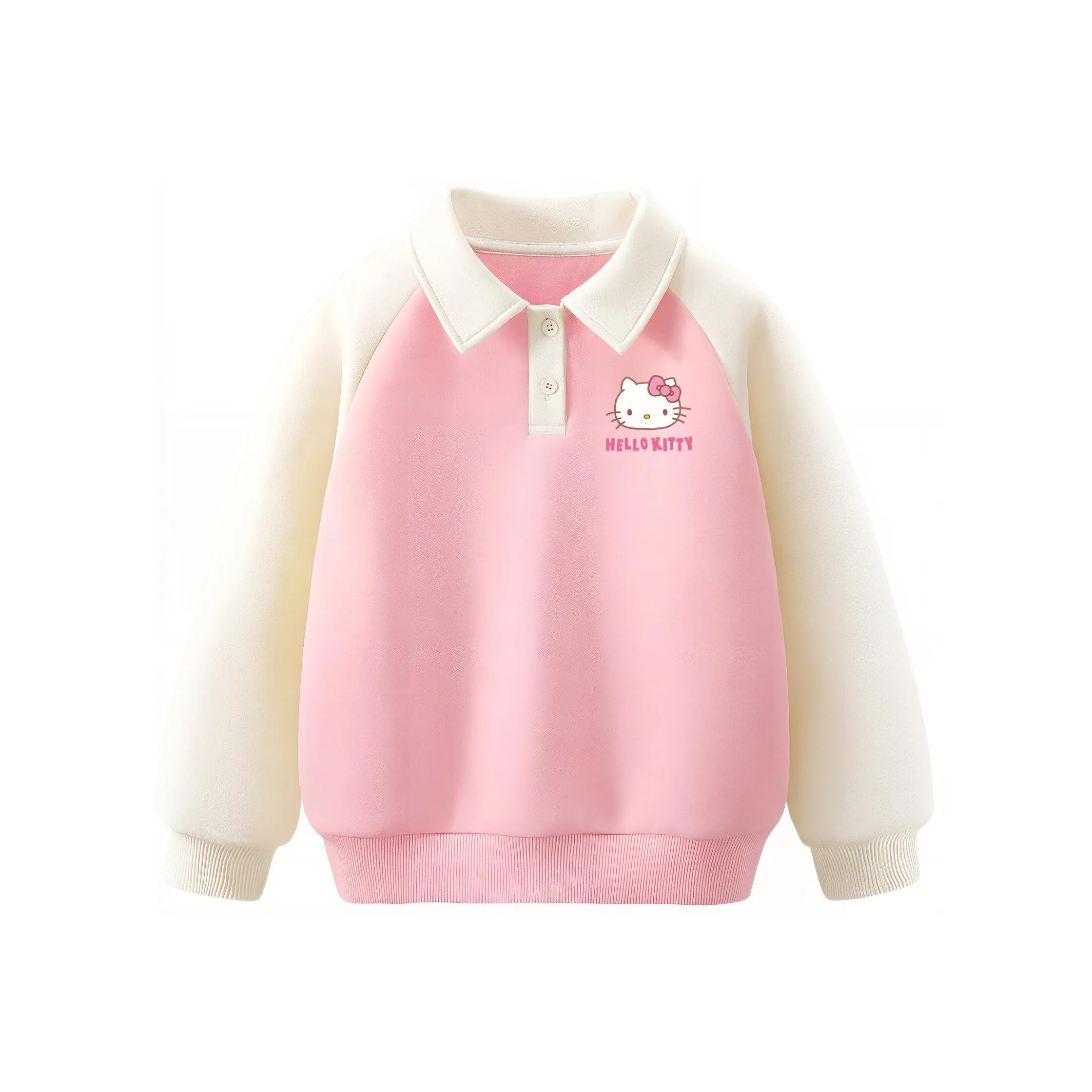 Hello Kitty Свитшот Ti Cute Face K Розовый Белый Детский