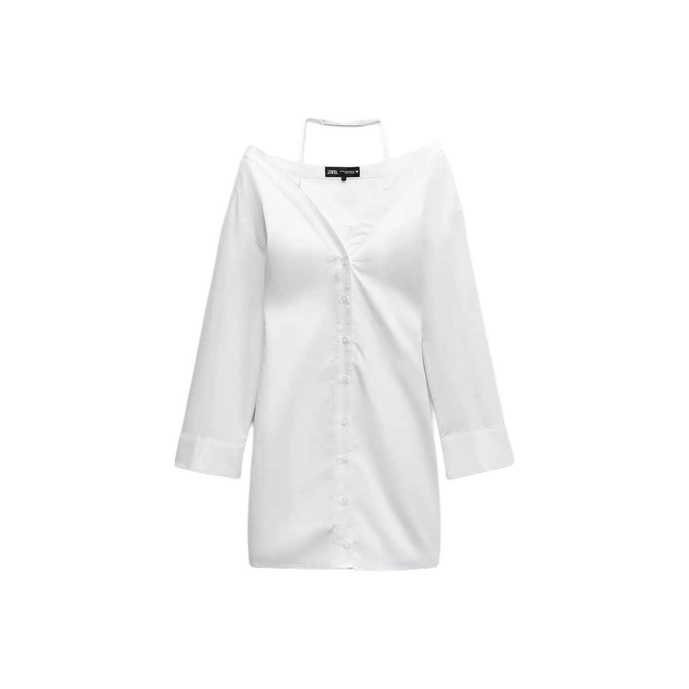 ZARA Long Sleeved Dresses Women's White