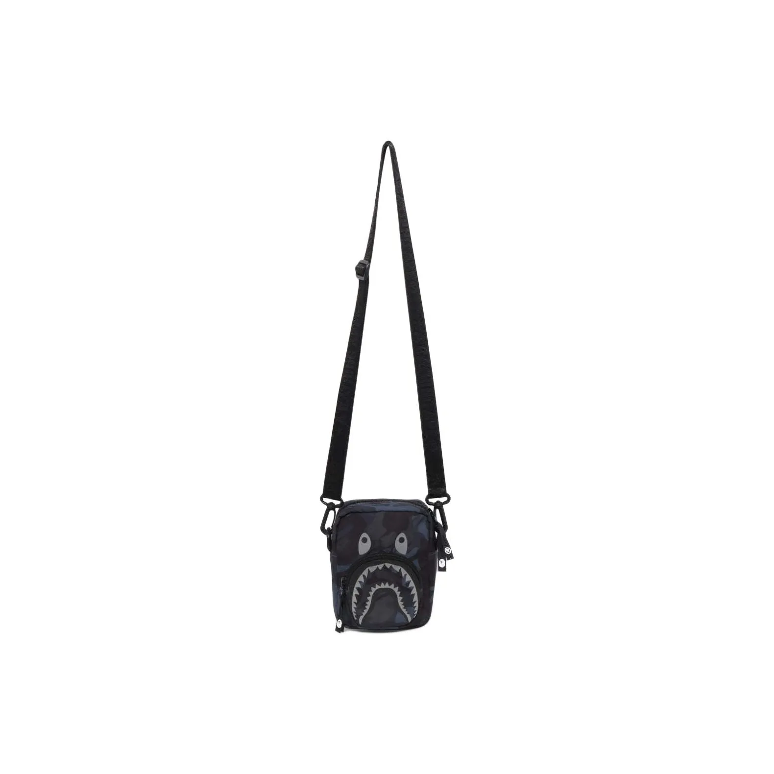A BATHING APE MMJ Collaboration Polyester Shoulder Bag, Crossbody Bag Mini Men's Black