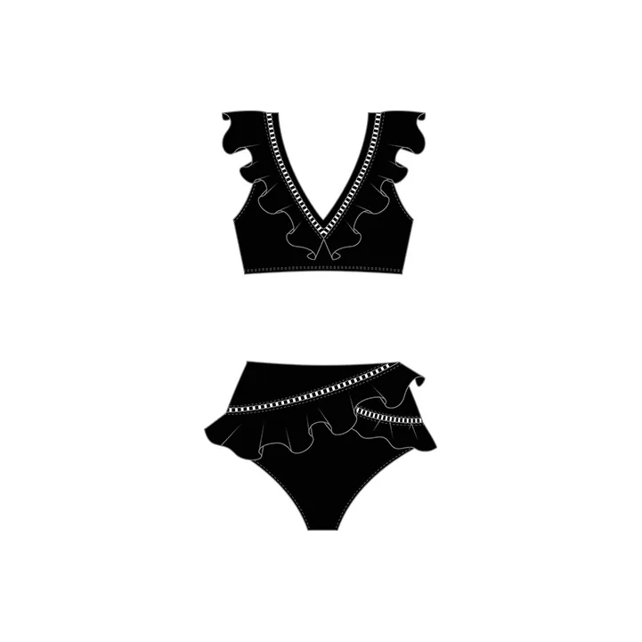 TOSWIM Бикини Женские Радуга Темная Тень