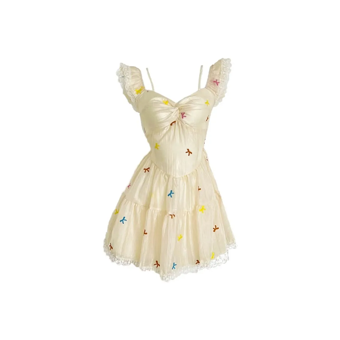 AFGGD Slip Dress Women's Yellow