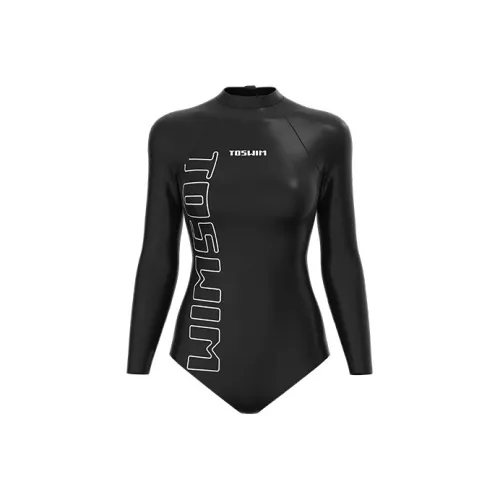 TOSWIM Минималистский стиль Письмо Женские Ван-Пис Купальники