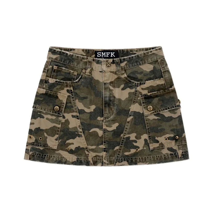 SMFK Карго Юбки Короткие Женские