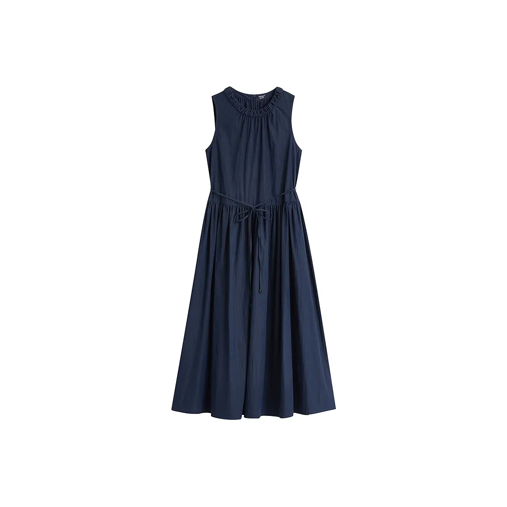 Inman Без рукавов Платье Женское Темно-синий