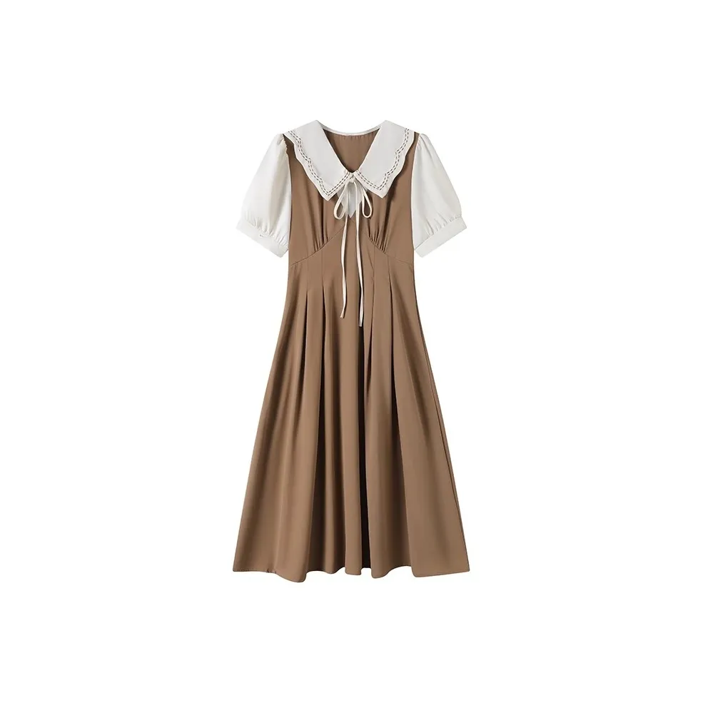 GULIANFEI Короткий рукав Платье Женское