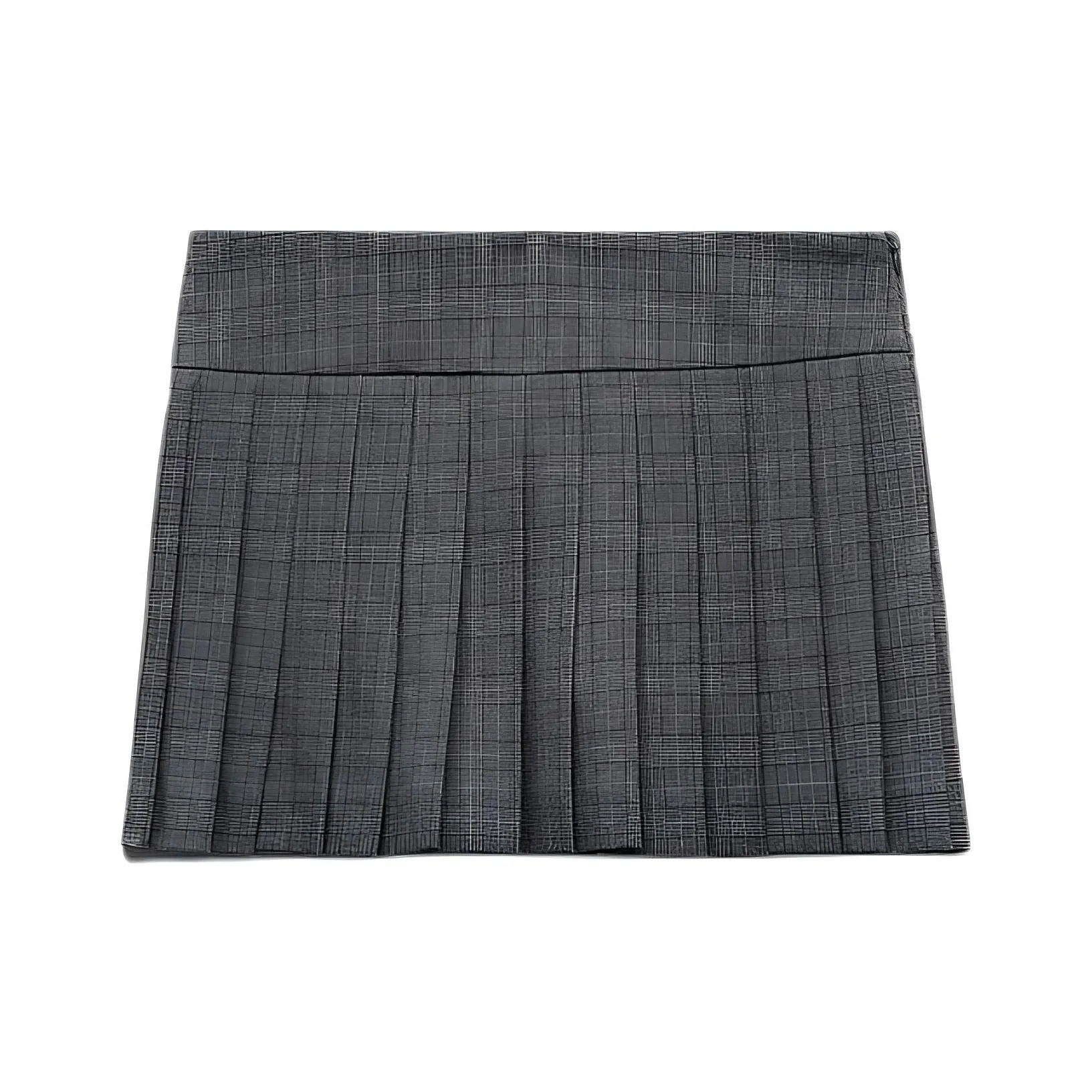 ZARA Повседневные короткие юбки Женские Зебра с принтом Серый