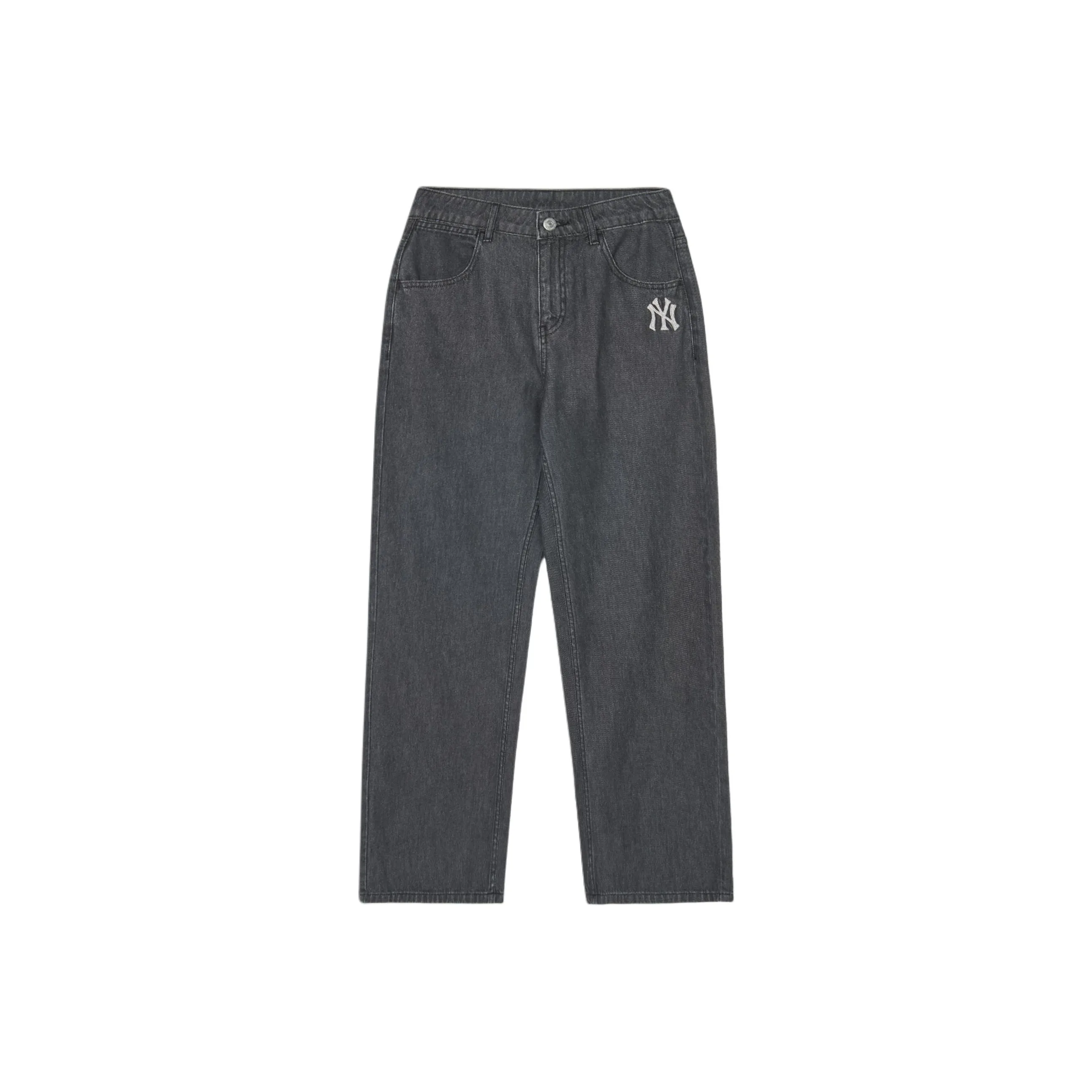 Mlb Base Logo SS24 New York Yankees Jeans Women's Black