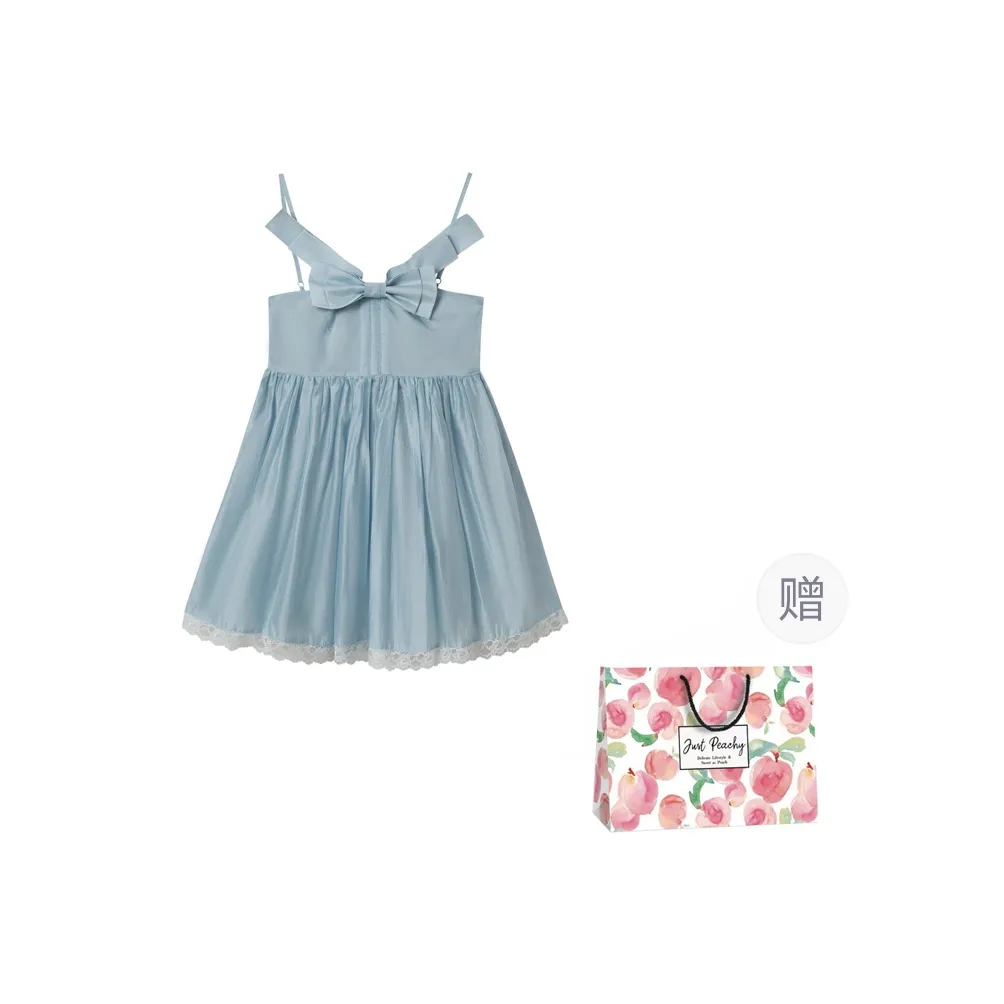 Qiuerle Slip Dresses Women's Blue