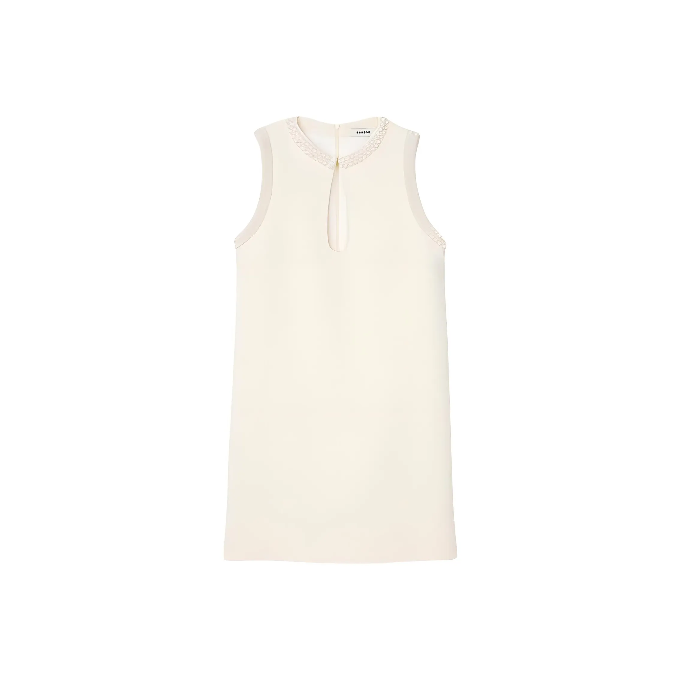 Sandro Pearl embellished Mini Dress