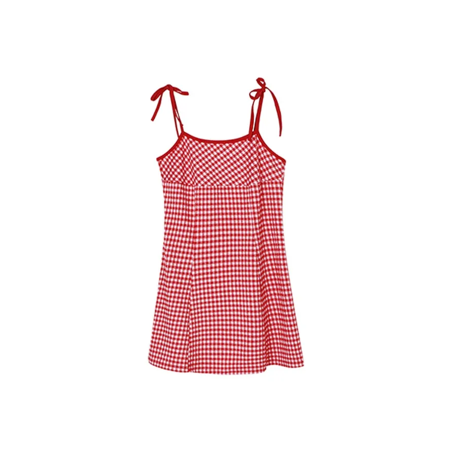 HeartyBite Slip Платье Женское Красное