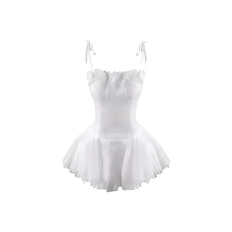 SCCREBEL OFFICIAL Slip Платье Женское Белое