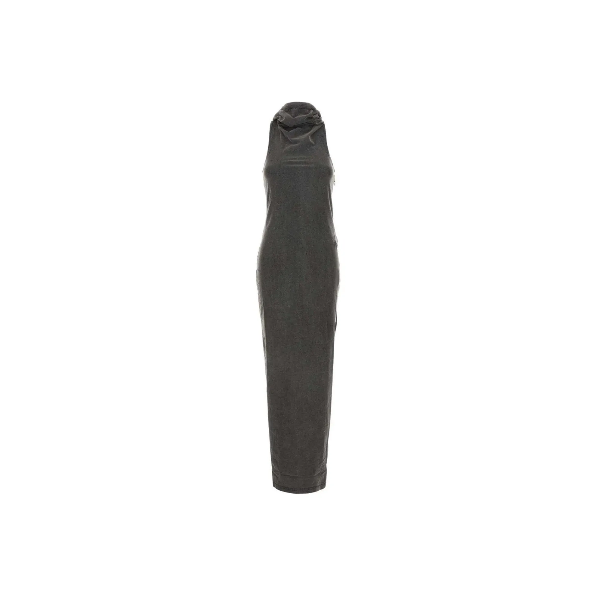 Alexander Wang Cowl Neck Racer Back Fitted Long Dress
