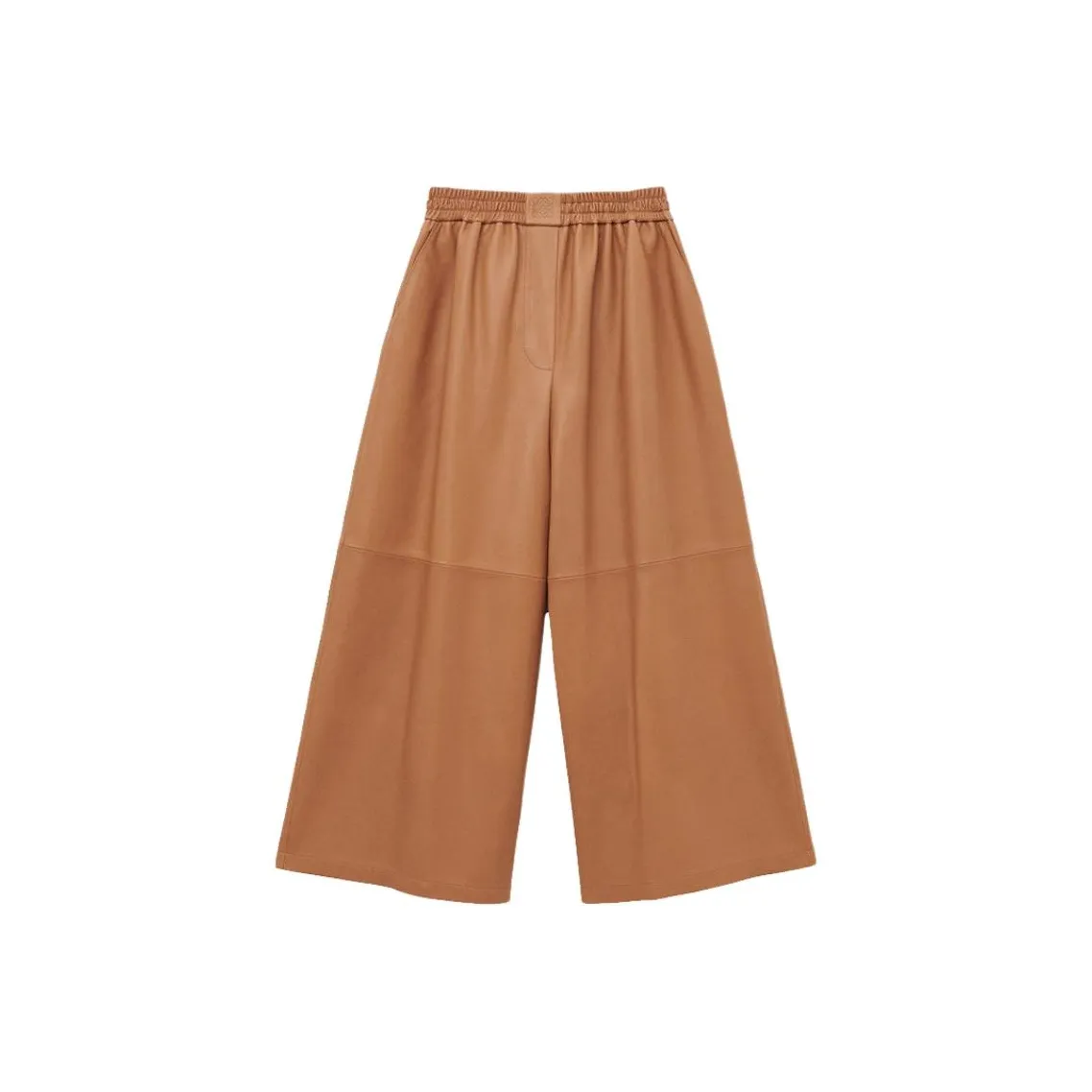 LOEWE Leather Pants Women's Brown
