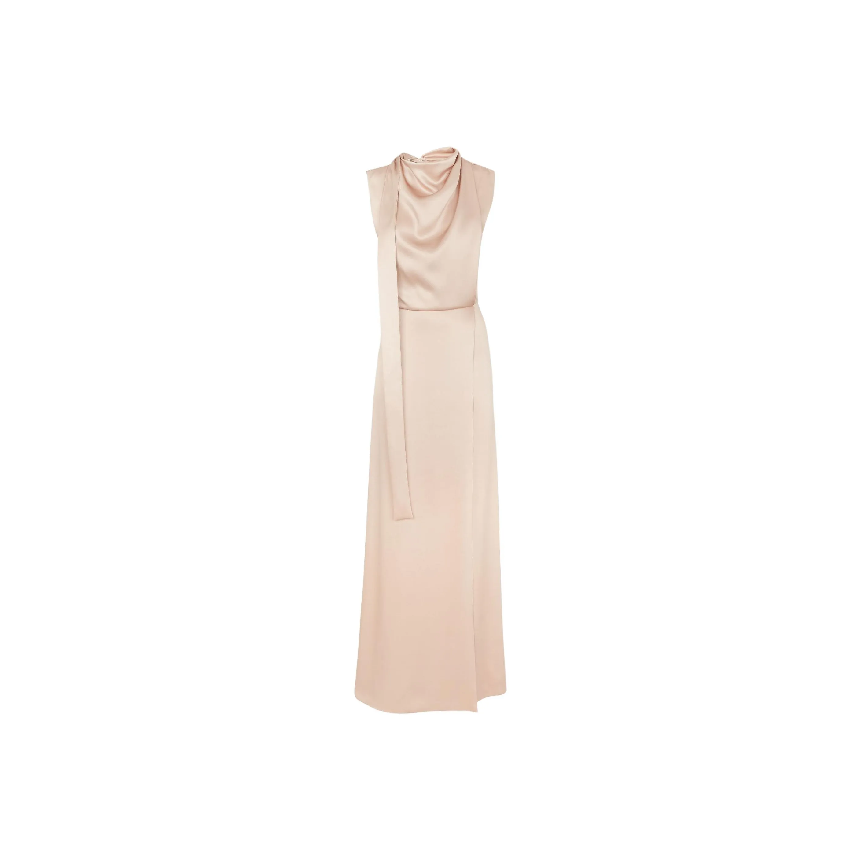 FENDI Tied Bow Sleeveless Maxi Dress