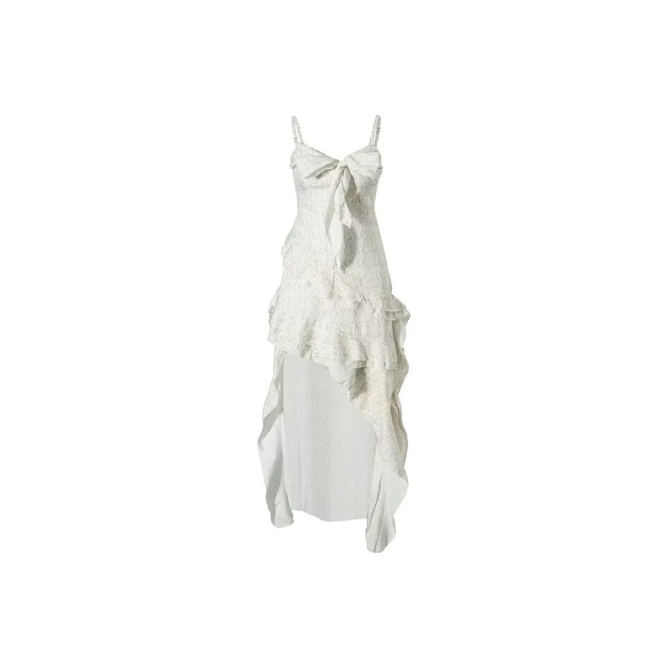 PLANE DRIFT Slip Dress Women's White