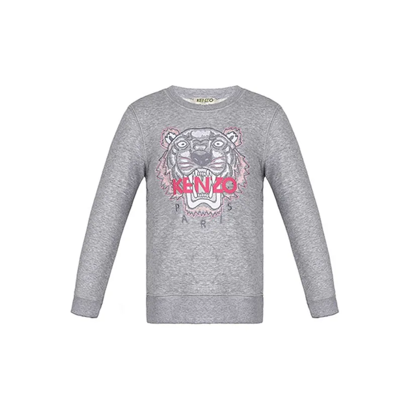 KENZO Свитшот Светло-Серый Детский