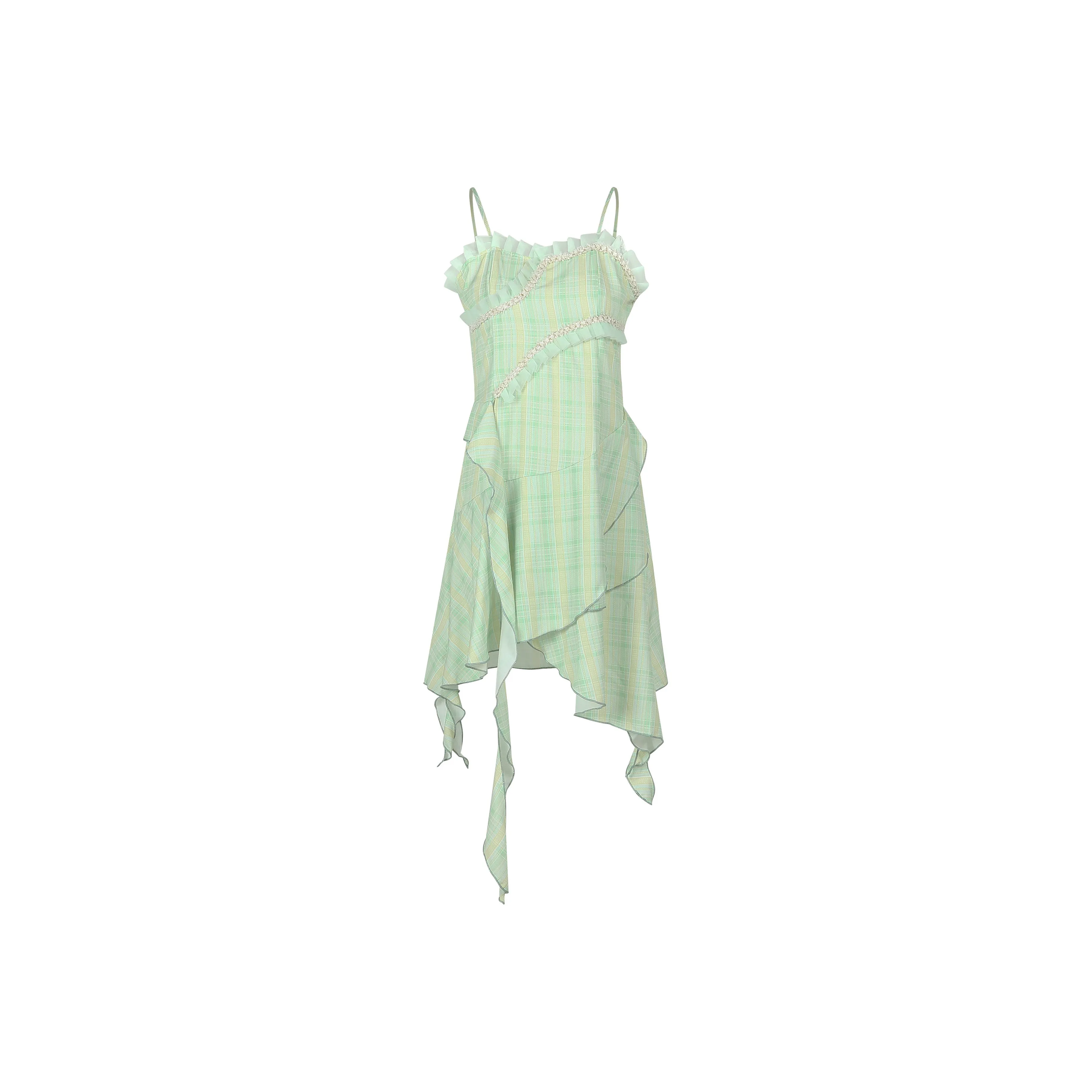 ZCDECO Slip Платье Женское Зеленое