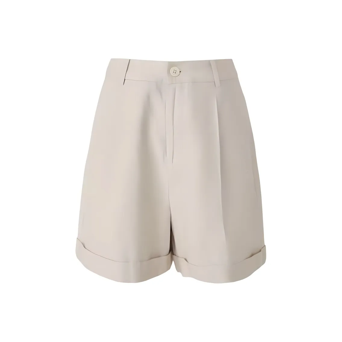 YALIDA Повседневные шорты женские миндально-бежевые