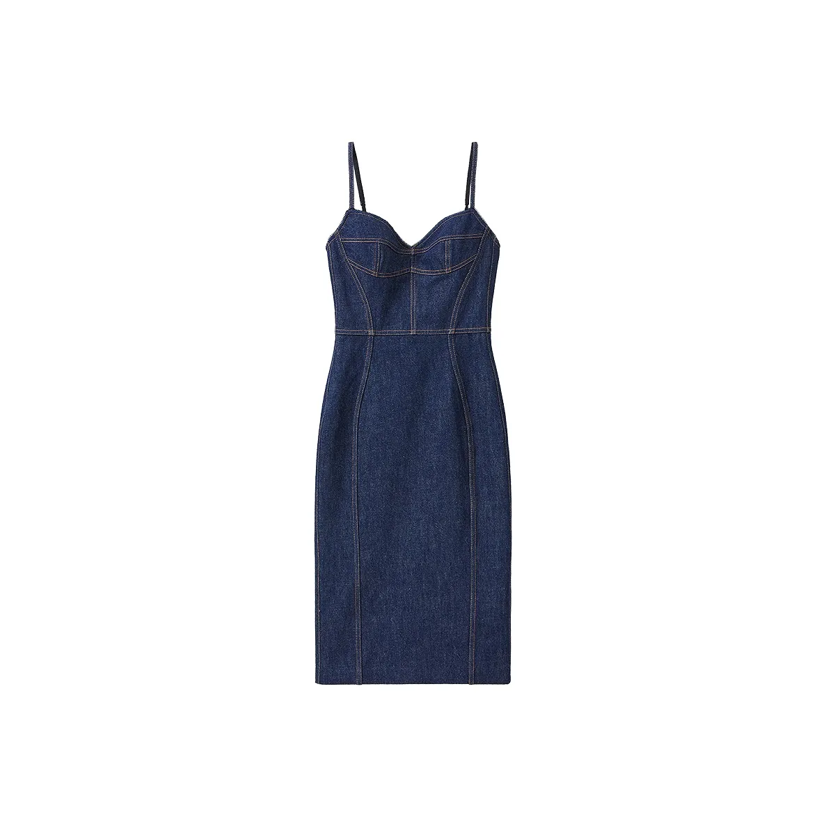Miss Sixty Slip Dress Women's Denim Blue Black