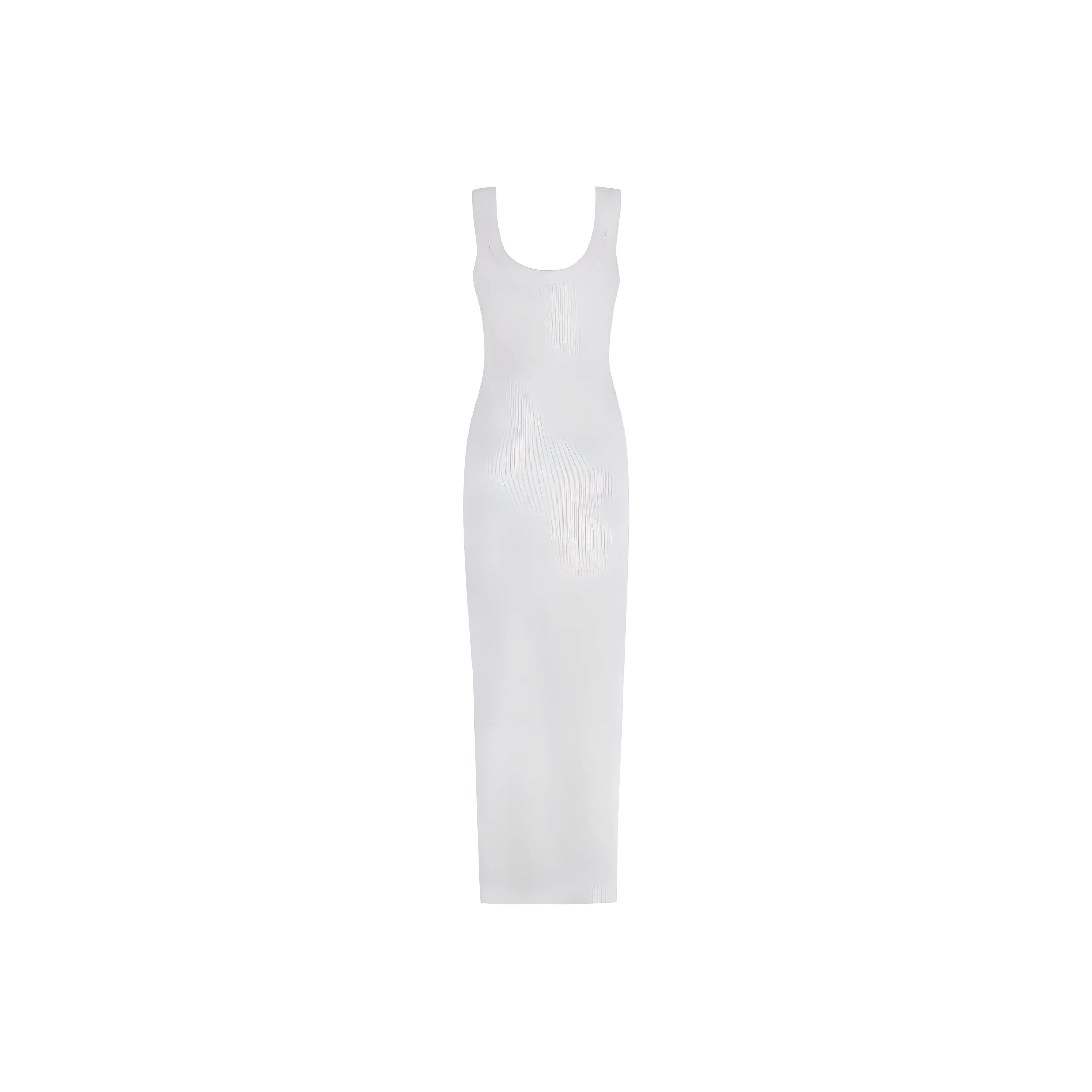 Alexander Wang Logo Rib-Knit Tank Maxi Dress