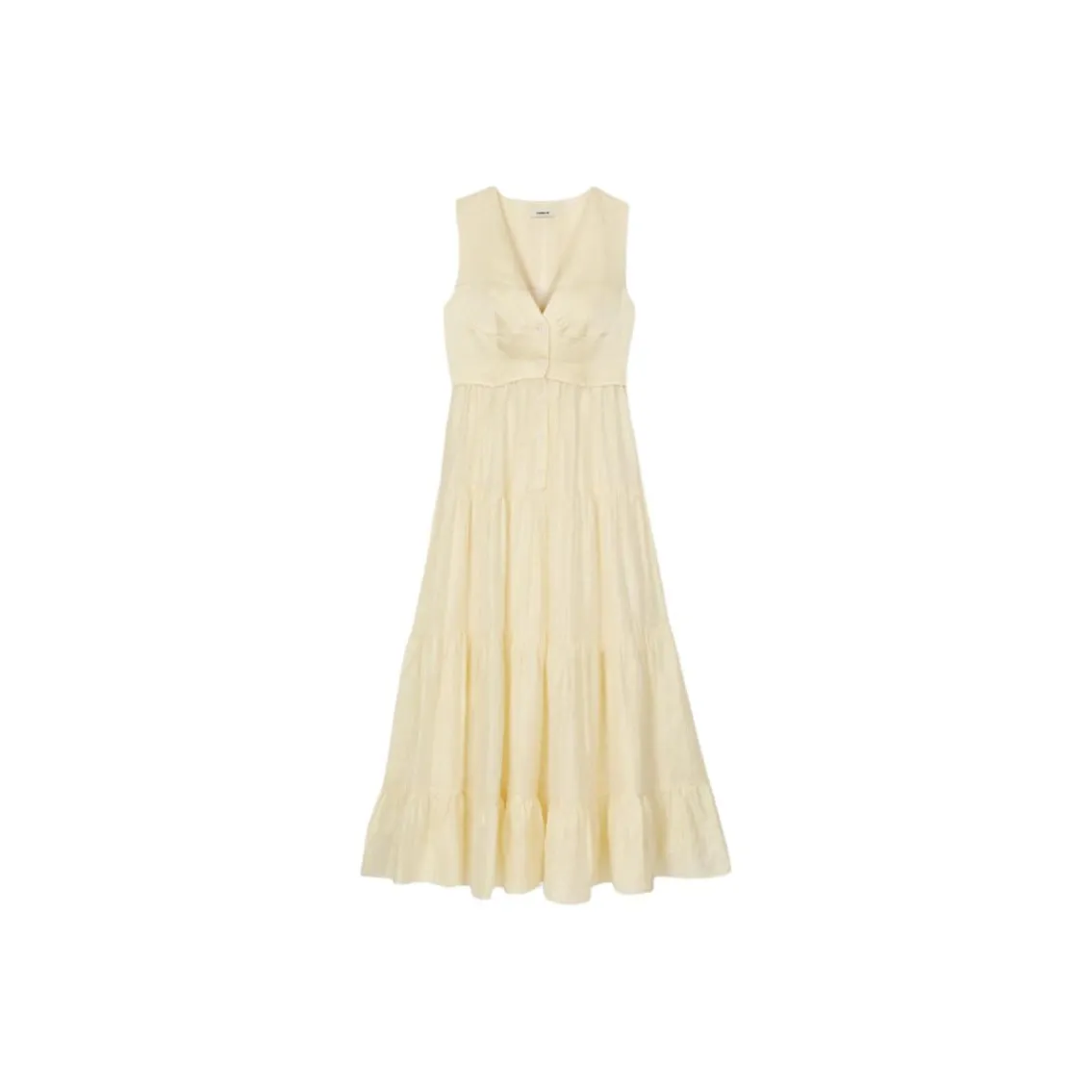 Sandro Linen Maxi Dress