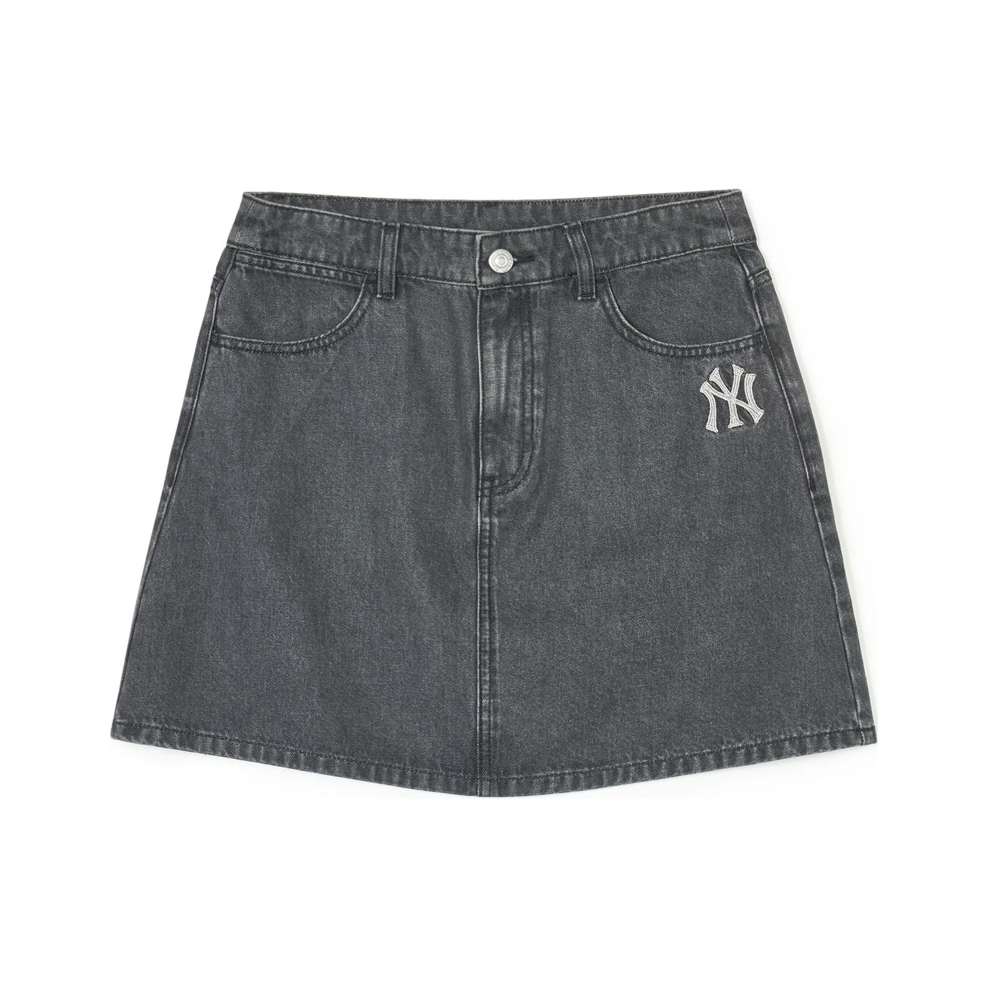 MLB SS24 New York Yankees Denim Short Skirts Women's Black