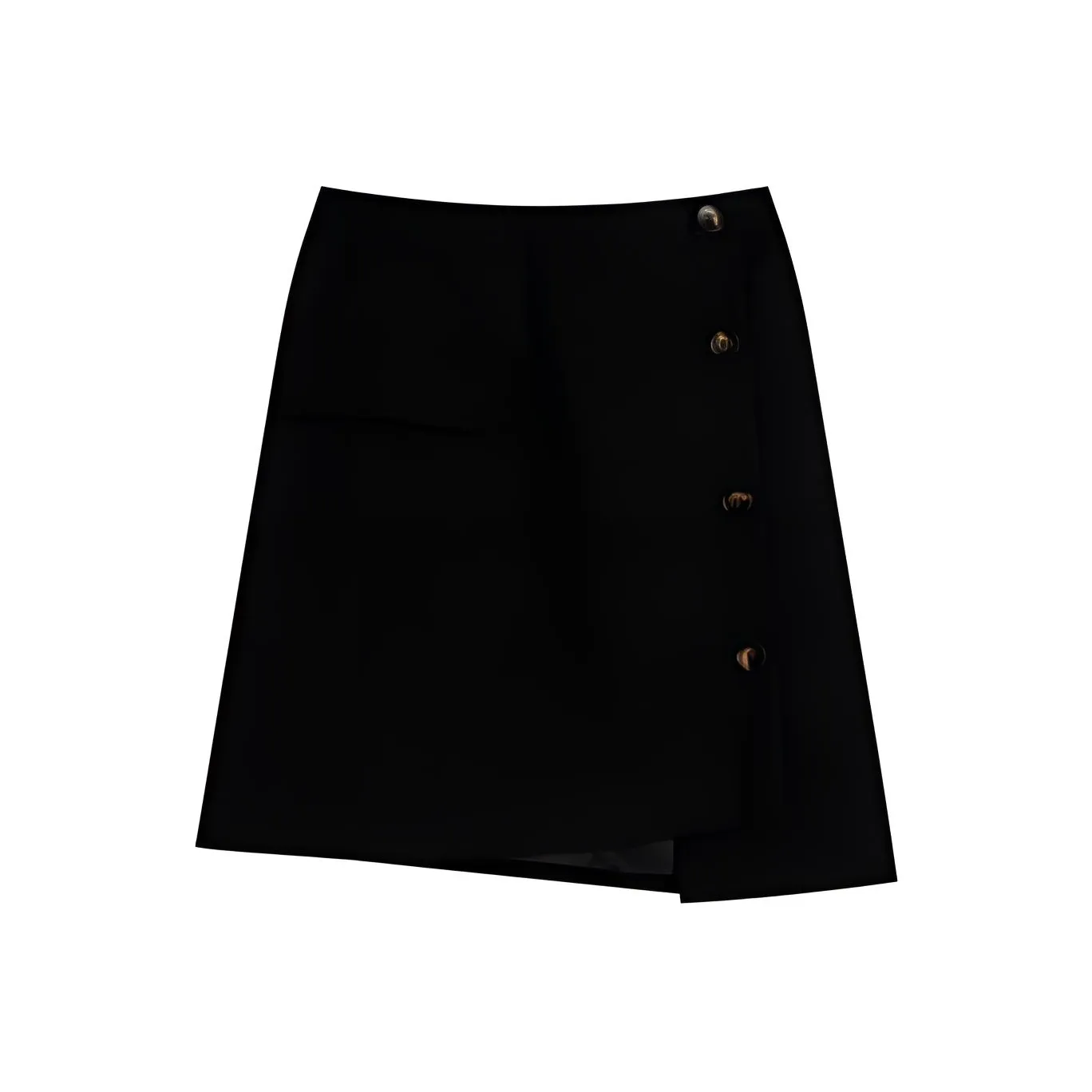 DIALOGUE Повседневный Длинный Юбка Женские Черный