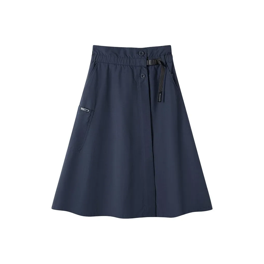 OUTDOOR PRODUCTS Повседневная длинная юбка женская темно-морская синяя