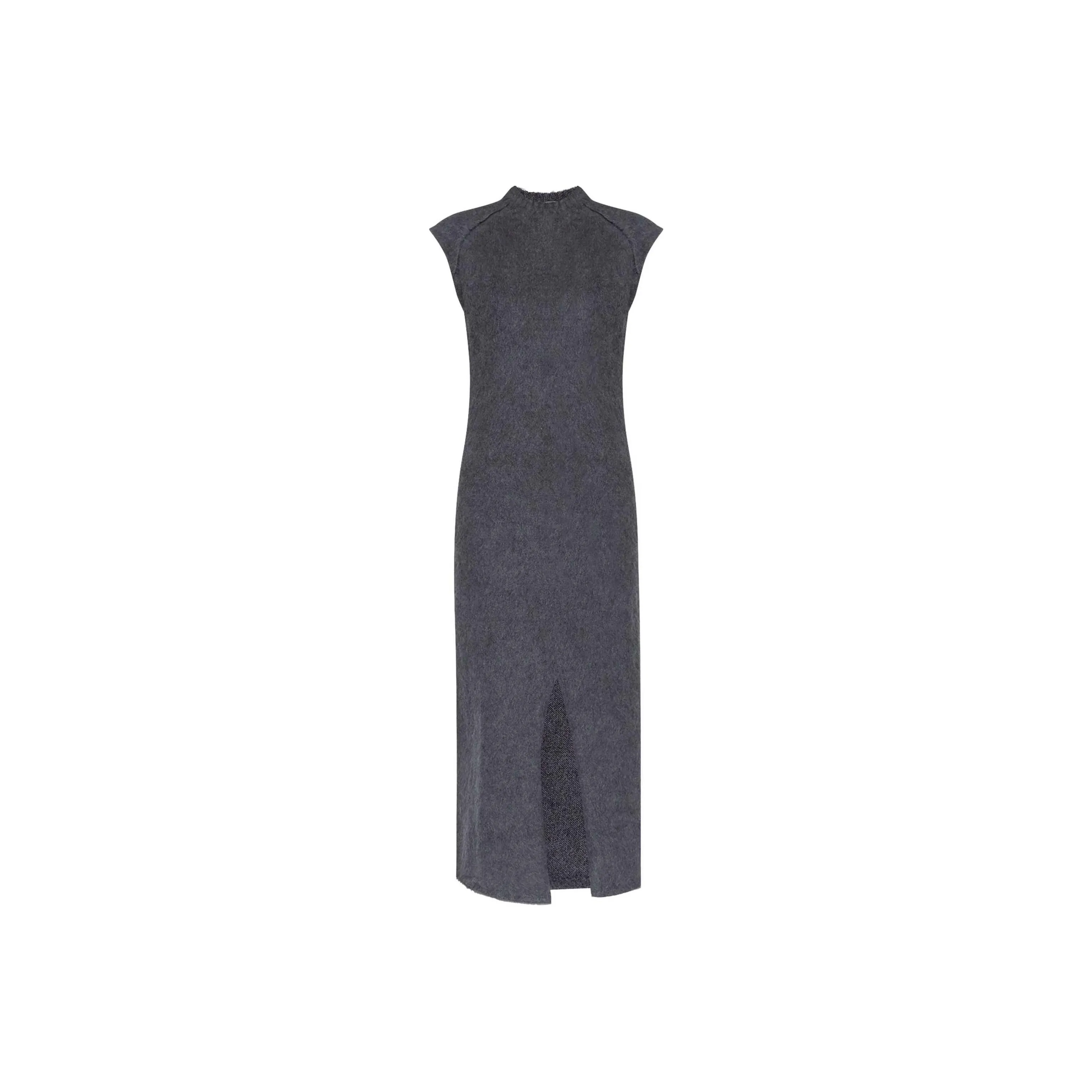 JIL SANDER Front slit Knitted Maxi Dress
